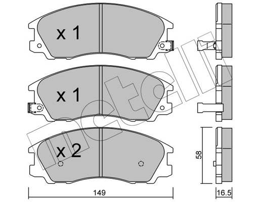 Remblokset Metelli 22-0506-0