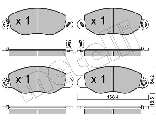 Remblokset Metelli 22-0536-0