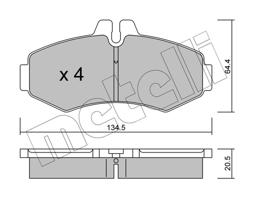 Remblokset Metelli 22-0573-0