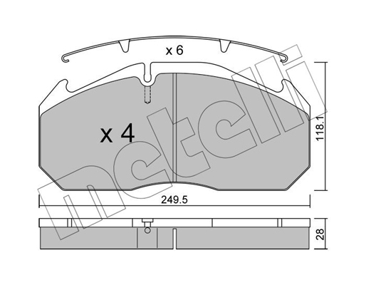 Remblokset Metelli 22-0586-0