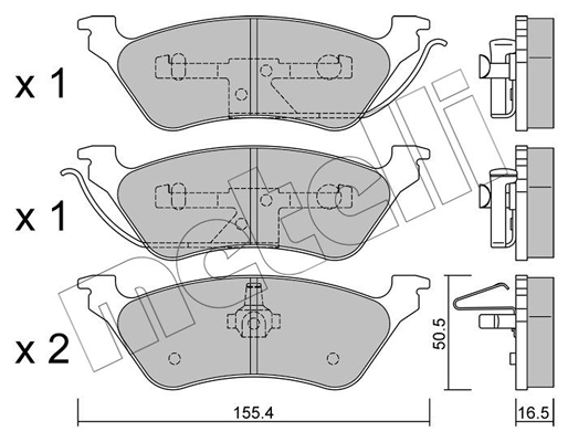 Remblokset Metelli 22-0625-0