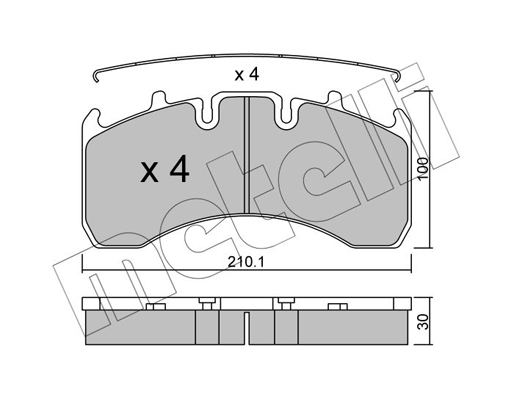 Remblokset Metelli 22-0650-0