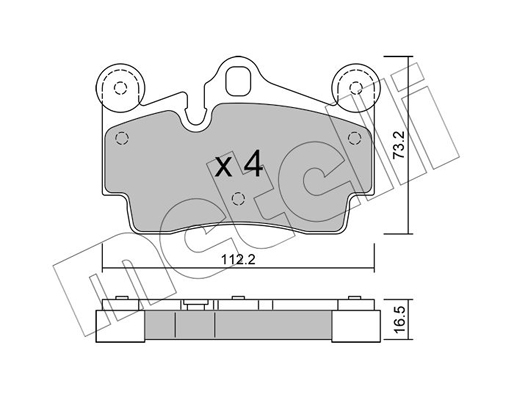 Remblokset Metelli 22-0655-0