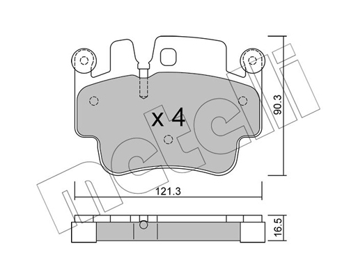 Remblokset Metelli 22-0657-0