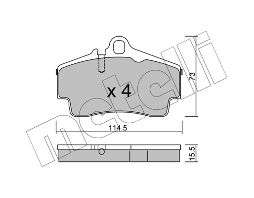 Remblokset Metelli 22-0658-0