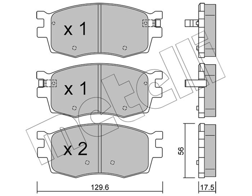 Remblokset Metelli 22-0724-0