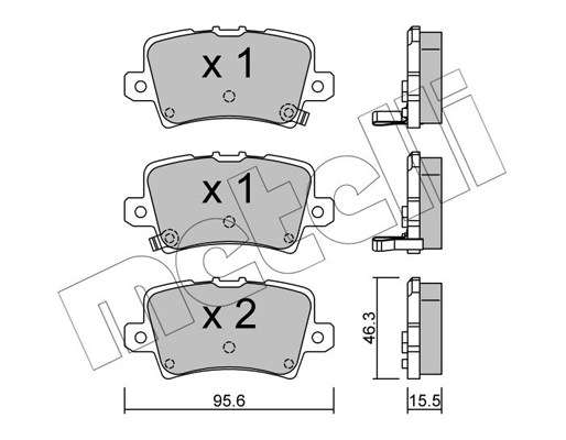 Remblokset Metelli 22-0729-0