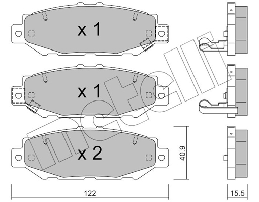 Remblokset Metelli 22-0759-0