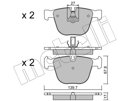 Remblokset Metelli 22-0773-9