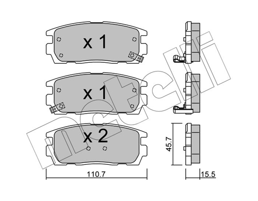 Remblokset Metelli 22-0779-0