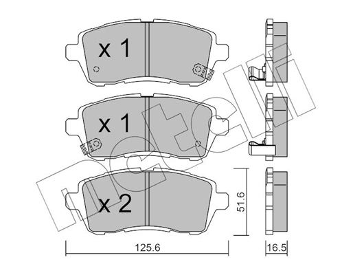 Remblokset Metelli 22-0793-1