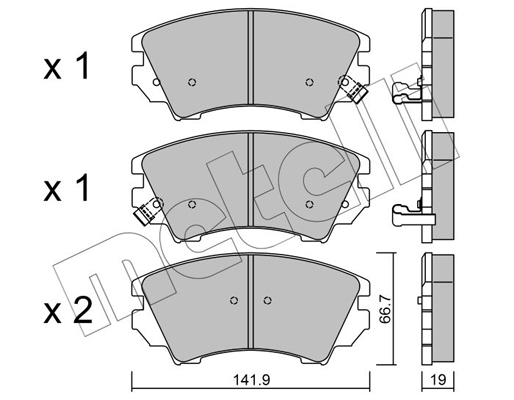 Remblokset Metelli 22-0842-0