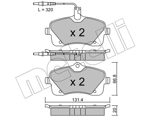 Remblokset Metelli 22-0853-0