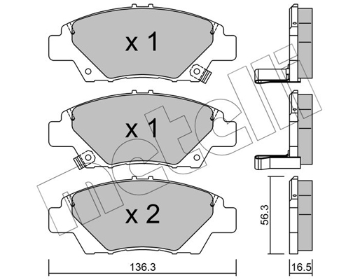 Remblokset Metelli 22-0865-0