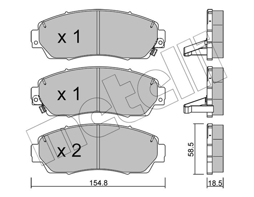 Remblokset Metelli 22-0903-0