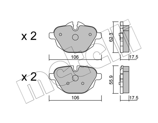 Remblokset Metelli 22-0920-0