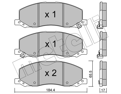 Remblokset Metelli 22-0923-0