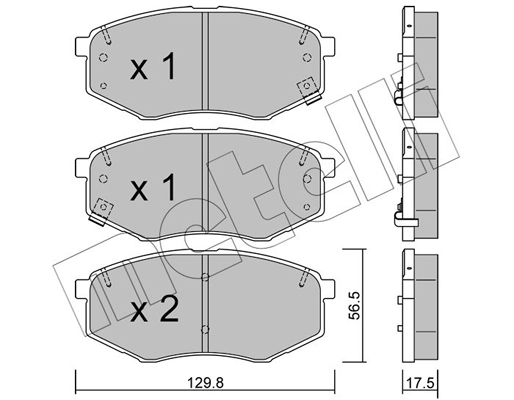 Remblokset Metelli 22-0942-0