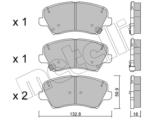 Remblokset Metelli 22-0944-0