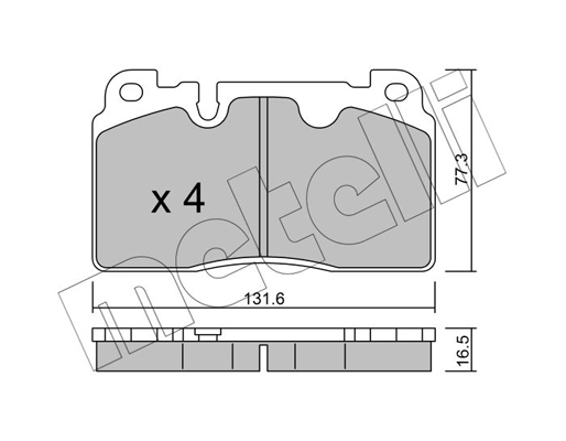 Remblokset Metelli 22-0979-0