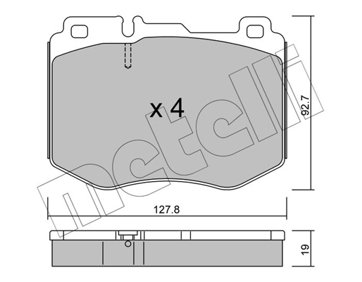 Remblokset Metelli 22-1019-0