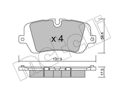 Remblokset Metelli 22-1025-0