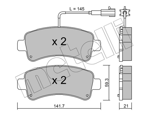 Remblokset Metelli 22-1033-0