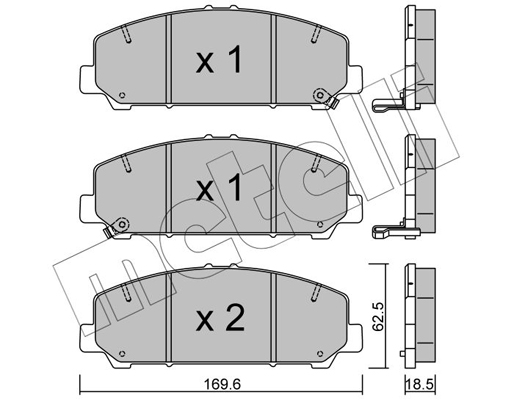 Remblokset Metelli 22-1046-0