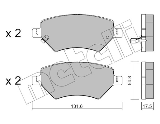 Remblokset Metelli 22-1049-0