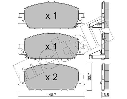 Remblokset Metelli 22-1083-0