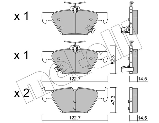 Remblokset Metelli 22-1087-0