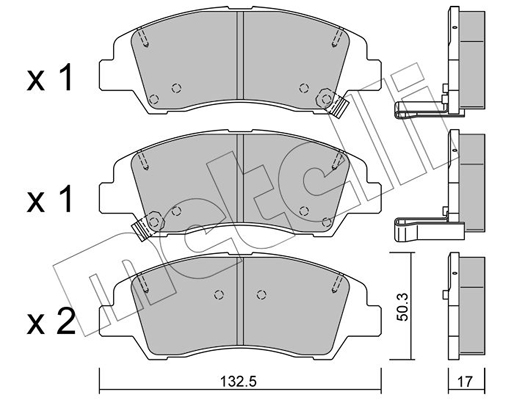 Remblokset Metelli 22-1091-0