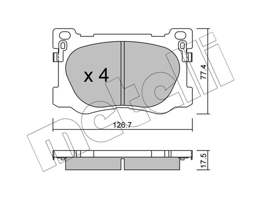 Remblokset Metelli 22-1093-0