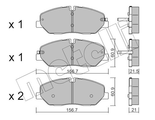 Remblokset Metelli 22-1094-0