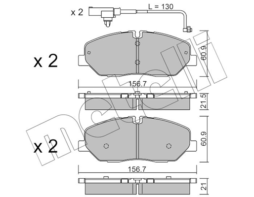 Remblokset Metelli 22-1094-1