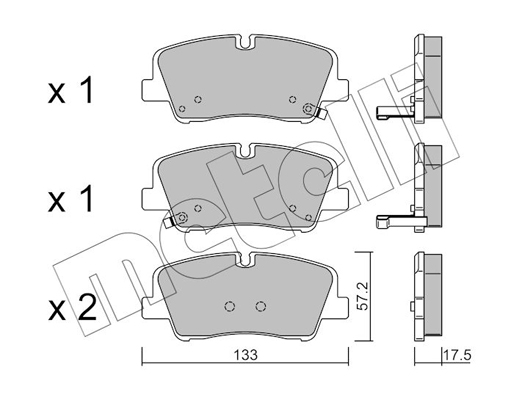 Remblokset Metelli 22-1095-0