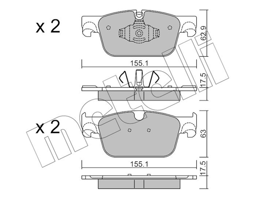 Remblokset Metelli 22-1119-0