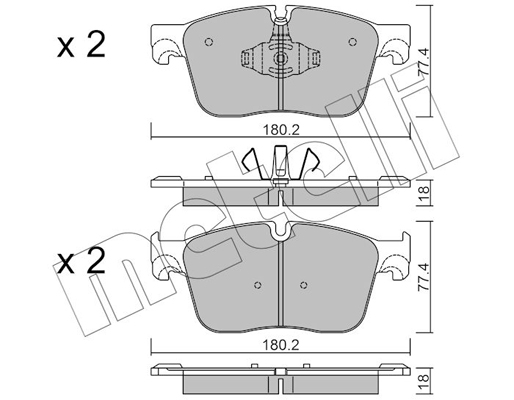 Remblokset Metelli 22-1124-0