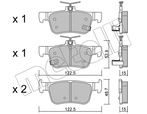 Remblokset Metelli 22-1131-0