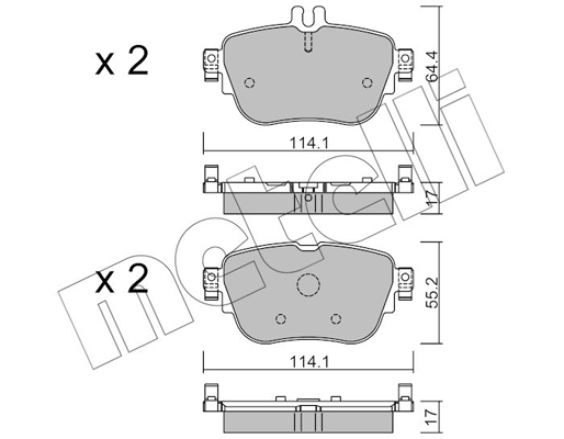 Remblokset Metelli 22-1136-0