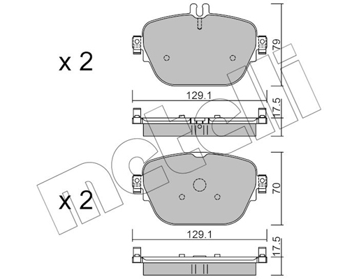 Remblokset Metelli 22-1138-0