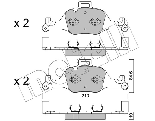 Remblokset Metelli 22-1145-0