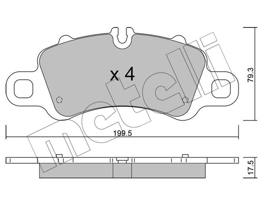 Remblokset Metelli 22-1254-0