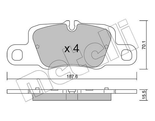 Remblokset Metelli 22-1257-0