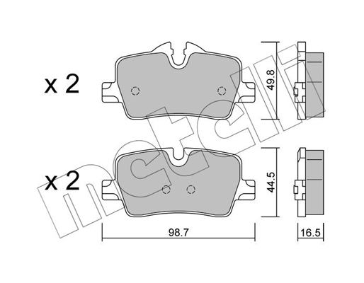 Remblokset Metelli 22-1264-0