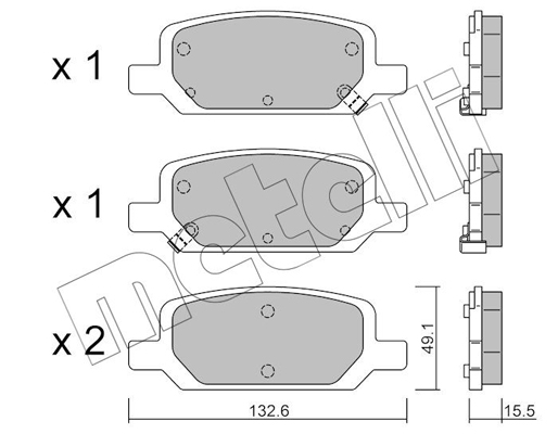 Remblokset Metelli 22-1278-0