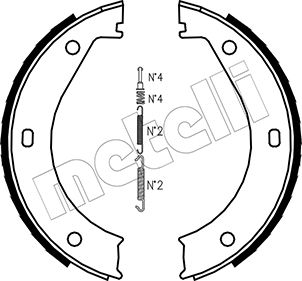 Remschoen set Metelli 53-0013K