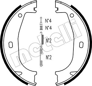 Remschoen set Metelli 53-0016K