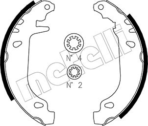 Remschoen set Metelli 53-0022
