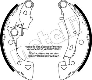 Remschoen set Metelli 53-0024Y